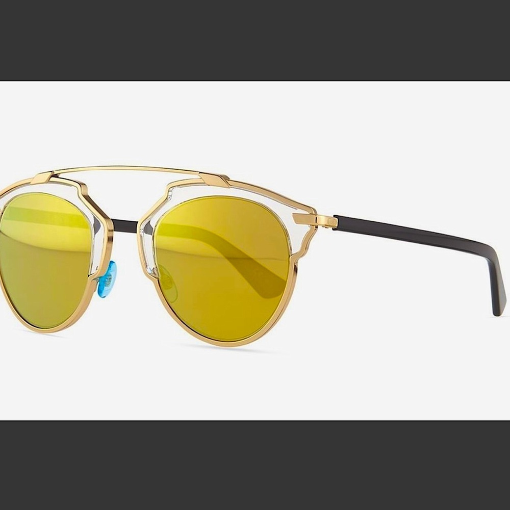 DIOR gold sunglasses “So Real” 48mm